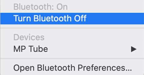 Vypnutie Bluetooth na MacOS