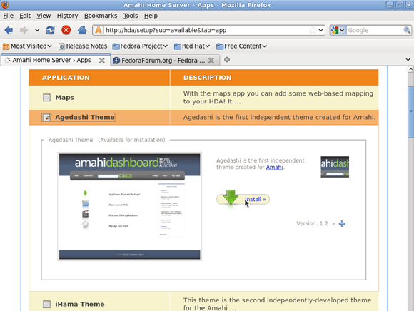 Nastavenie domáceho servera Amahi - Pridanie disku na váš server [Linux] 2 nainštalujte inštaláciu témy ageashi