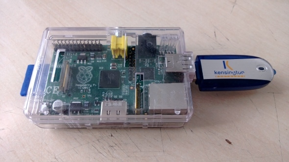 USB kľúč s aplikáciami raspberry pi