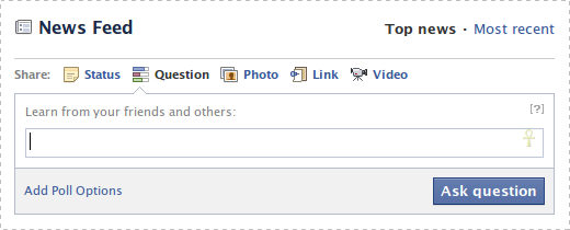 Facebook otázky app