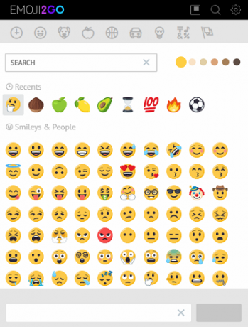 3 užitočné rozšírenia Emoji pre prehliadač Chrome emoji2go 380 x 500