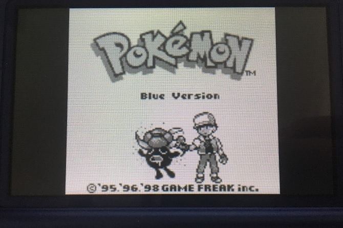 staré pokemon hry - pokemon blue