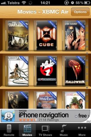 zadarmo xbmc diaľkový iphone