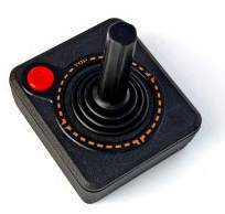 5 miest na hranie starých počítačových hier Opäť joystick na atari