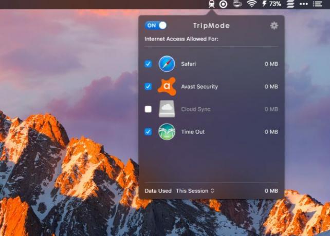 Tripmode-Mac Menu Bar Apps