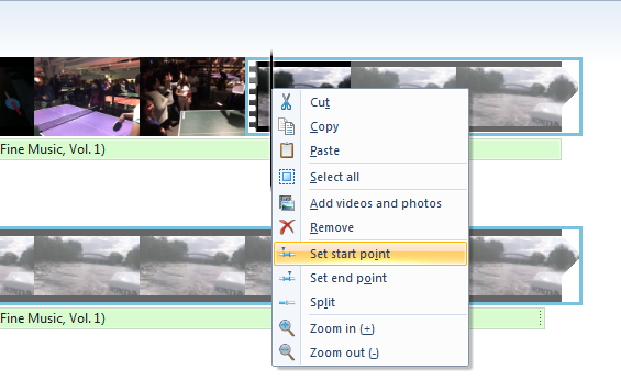 Windows Movie Maker-Videá