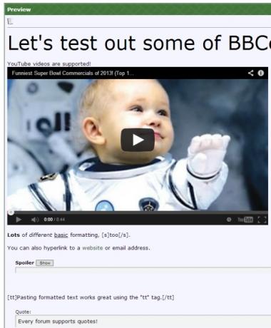 BBCeditor vám umožňuje pripraviť a formátovať príspevky vo fóre offline [Windows] forumtest1