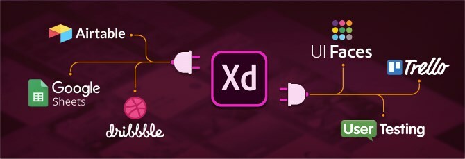 Doplnky Adobe XD