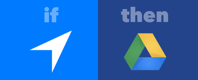 IFTTT Návštevy telocvične tabuľky Google