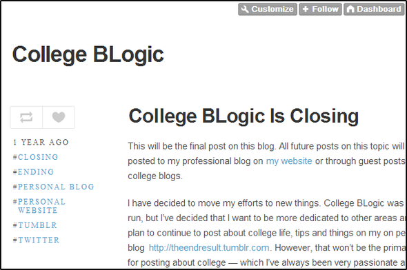 Váš sprievodca na poslednú chvíľu, ako exportovať svoj chutný blog predtým, ako sa navždy vypne Import2 CollegeBLogic Tumblr