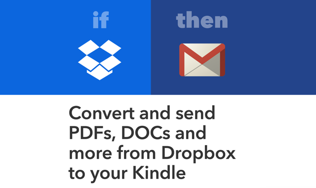 Dropbox-kindle-IFTTT