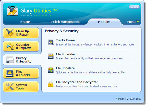 Udržujte svoj počítač v chode s Glary Utilities Pro glary utilities02