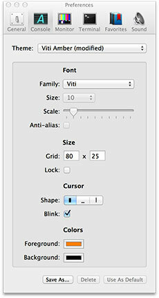 Cathode & Blinky: Sexy vintage náhrady za konzolu Terminal a TextEdit [Mac OS X]