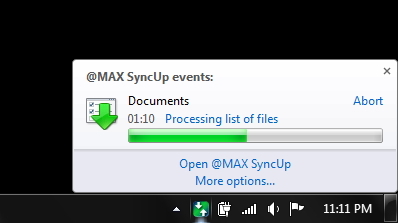 Automatické zálohovanie, synchronizácia a obnovenie súborov systému Windows pomocou aplikačnej lišty @MAX SyncUp [Odmeny]