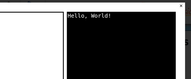 Výstup základného Hello World Script