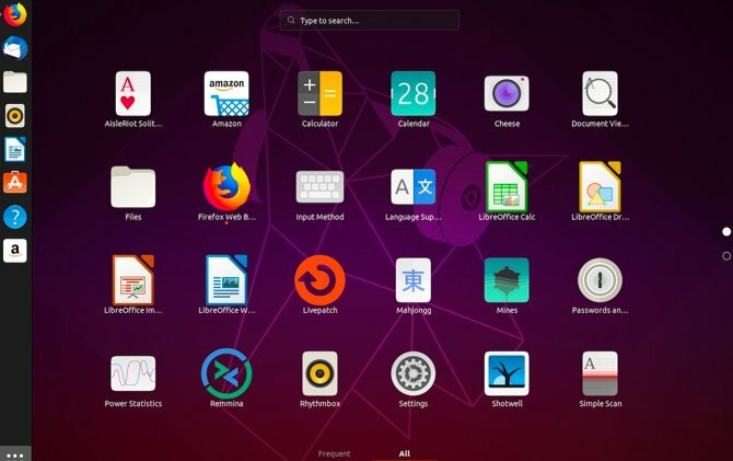 Ubuntu desktopové rozhranie