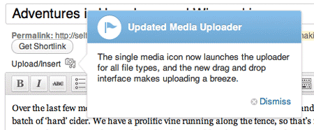 Čo je nové vo WordPress 3.3? jedno tlačidlo nahrávania