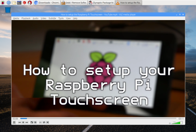 aplikácie raspberry pi vlc prehrávač