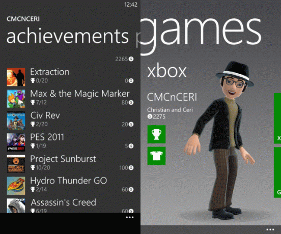 Muo-Windows Phone-xboxlive