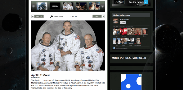 Dozviete sa viac o Neil Armstrong a Apollo 11 Moon Landing On Web spacecom apollo 11