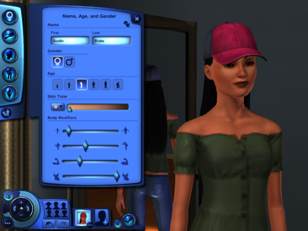 Create-a-Sim v The Sims 3