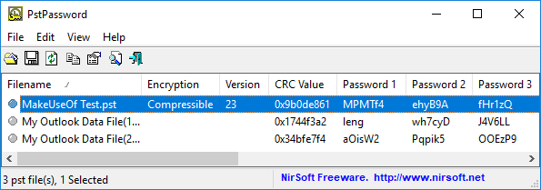 Nástroj na obnovenie hesla programu Microsoft Outlook PstPassword