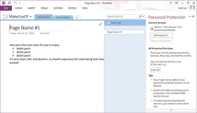 OneNote pokročilý