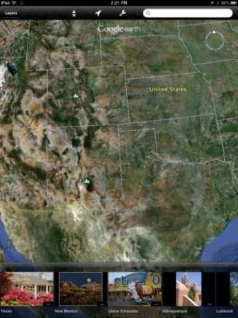 Google Earth pre ipad 2