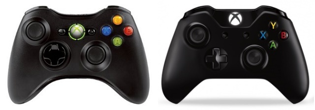 Xbox-360-xbox-One-kontroléry