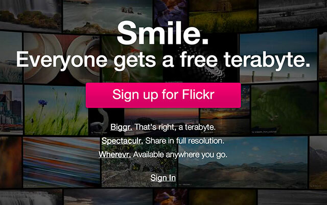 Je čas dať Yahoo druhú šancu? flickr terabajt