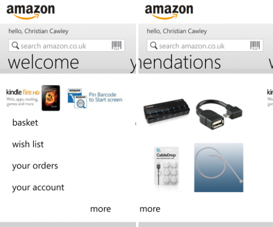 Amazon obchod app