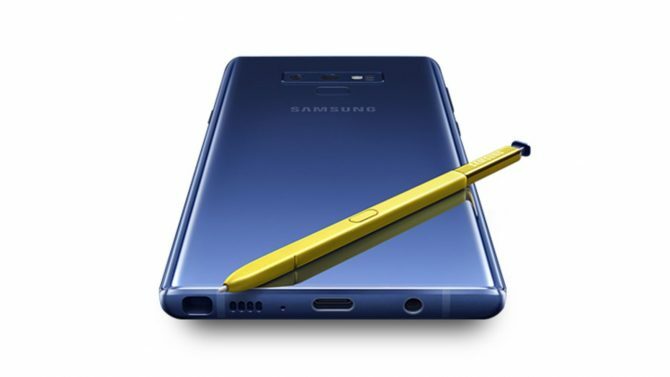 Galaxy Note 9 Veľkosť batérie 4000