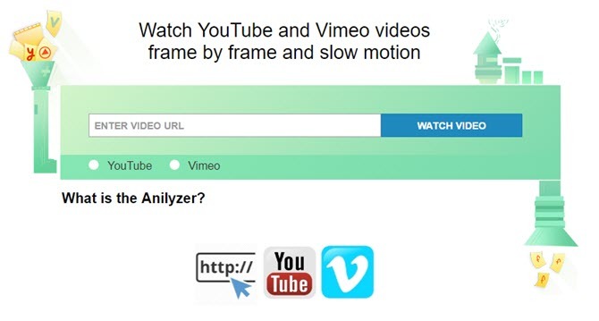 Ako sa pozerať na YouTube alebo Vimeo v rámci Frame-by-Frame alebo Slow Motion Anilyzer