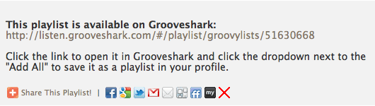 grooveshark hudba