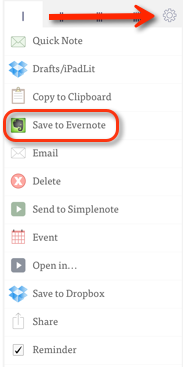 Koncepty Evernote