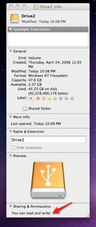 Najrýchlejší ovládač NTFS na svete pre systém Mac OS X [prezradí] DriveInfo