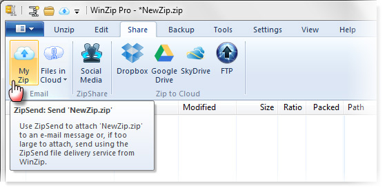 WinZip 17 Pro pre Windows: Prepracované pre sociálne zdieľanie a cloud [prezradí] winzip06