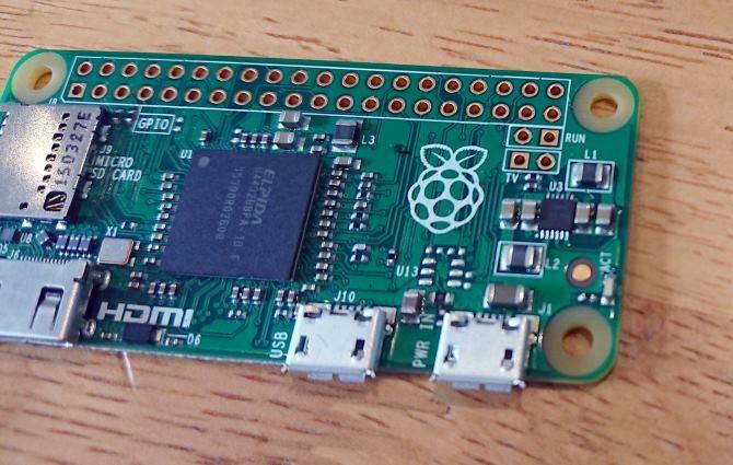 Raspberry Pi Zero má TV pin