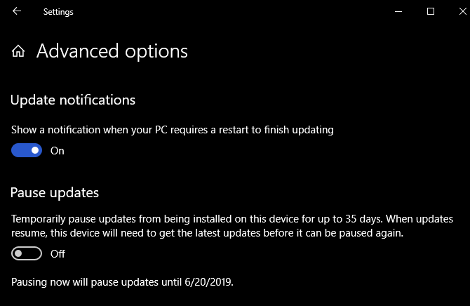 Pozastavenie aktualizácií systému Windows 10
