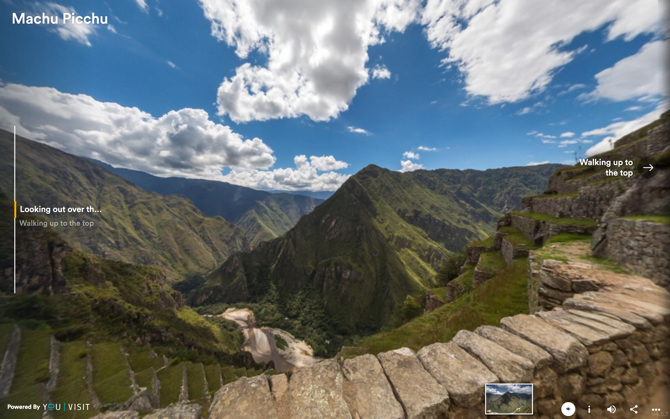 Virtuálna prehliadka Machu Picchu