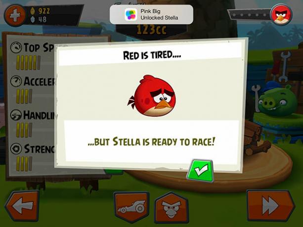 Angry Birds Go! Recenzia: Môžu vtáky prežiť skok na prehrávanie? ab ísť energia