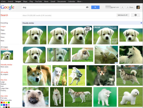 bing vs google image search