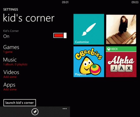 Muo-Windows Phone-Kids Corner-setup