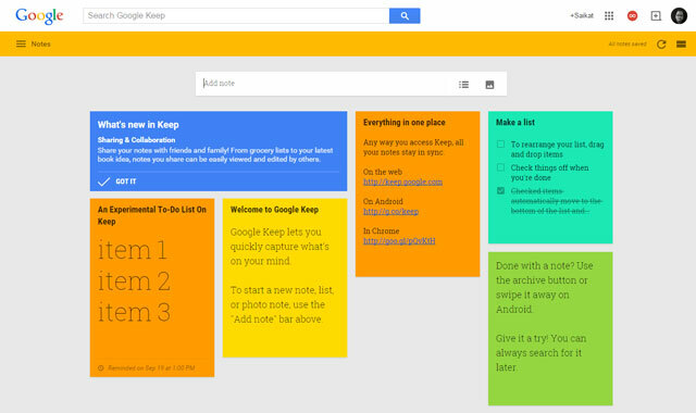 Notetaking Chrome Extension - Google Keep