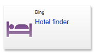 Mapy Bing - plánovanie cestovania autom je oveľa jednoduchšie. Naozaj. hotelfinder