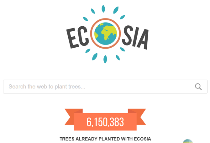 7 Alternatívy vyhľadávania Google a ich ochranné známky Hlavný web Ecosia