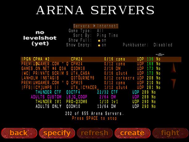 Zahrajte si hru Quake III Arena na svojom iPhone alebo iPade so servermi Beben III