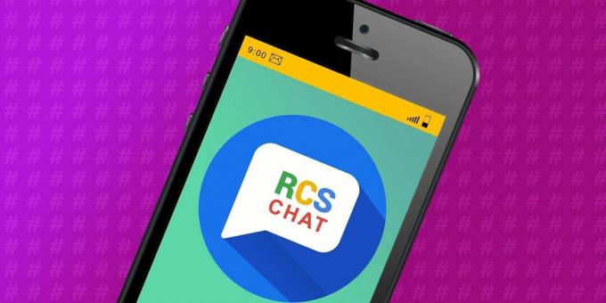 Ilustrácia aplikácie Google Android RCS Messaging