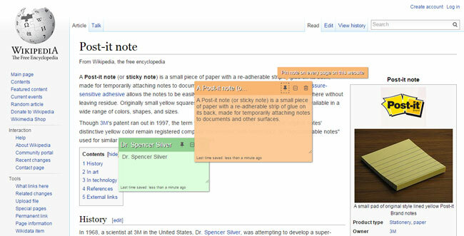 Notetaking Chrome Extension - Stickies