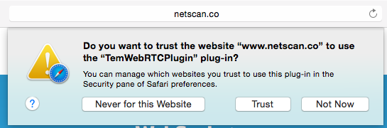 WebRTC-trust